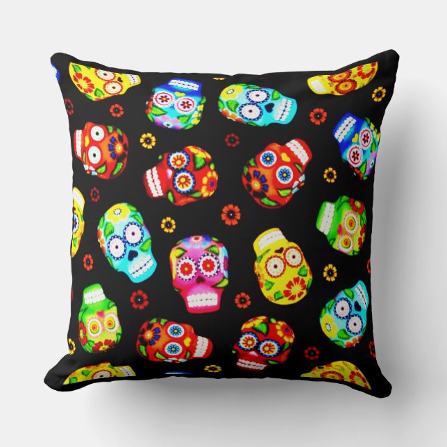 Dia De Los Muertos Cushion (Front)