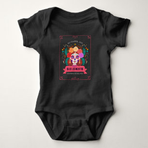 Dia de los muertos day of the dead baby bodysuit