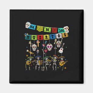 Dia De Los Muertos Day Of The Dead Funny Skull Dan Magnet