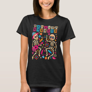 Dia De Los Muertos Day Of The Dead Mexican Skeleto T-Shirt