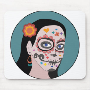 Día de Los Muertos Day of the Dead Mouse Pad