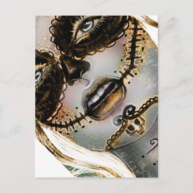 "Dia de Los Muertos"(Day of the dead) Postcard (Front)