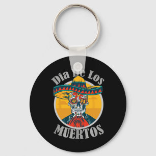 Dia De Los Muertos Day Of The Dead Skull Costume H Key Ring