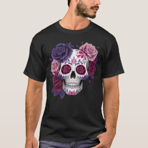 Dia De Los Muertos Day Of The Dead Sugar Skull T-Shirt