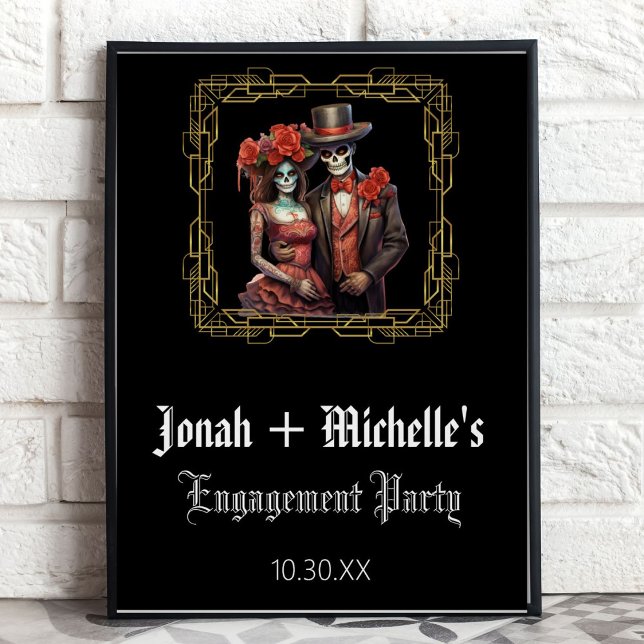 Día De Los Muertos Engagement Party Welcome Sign (Creator Uploaded)