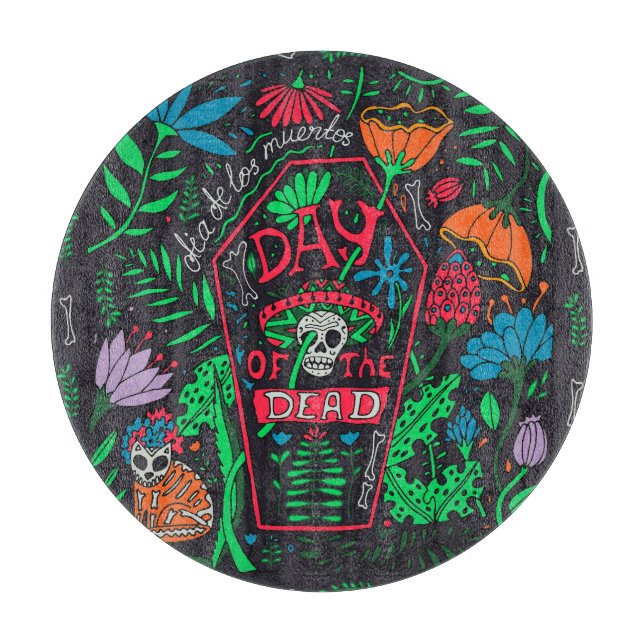 Dia de los Muertos: Festive Card Set Cutting Board (Front)