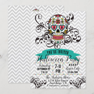 Dia de los Muertos Invitation