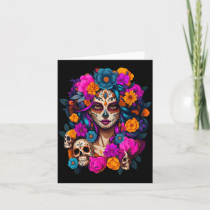 Dia De Los Muertos Mexican Day Of The Dead Sugar S Card
