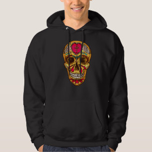 Dia De Los Muertos Mexican Sugar Skull Day Dead Ha Hoodie