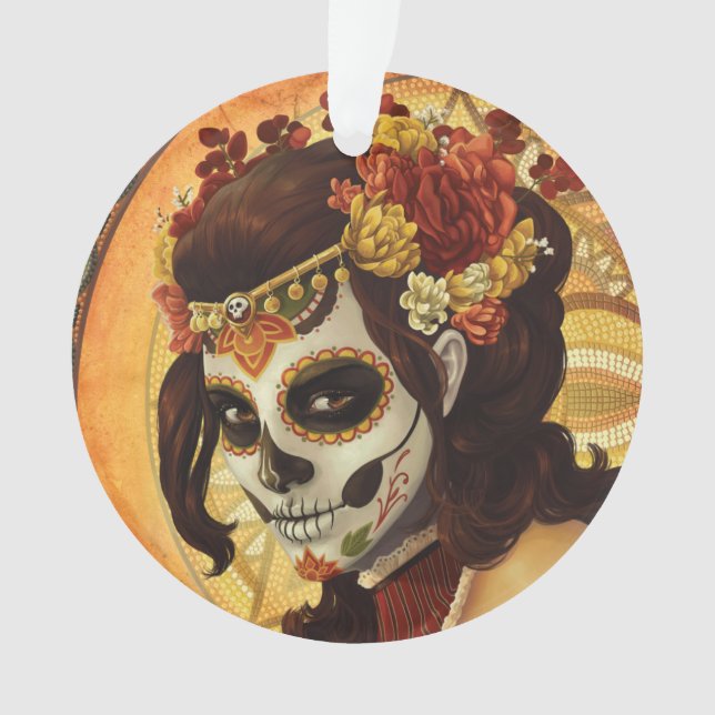 Dia De Los Muertos  Ornament (Front)