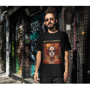 Dia de los Muertos painted face customisable T-Shirt