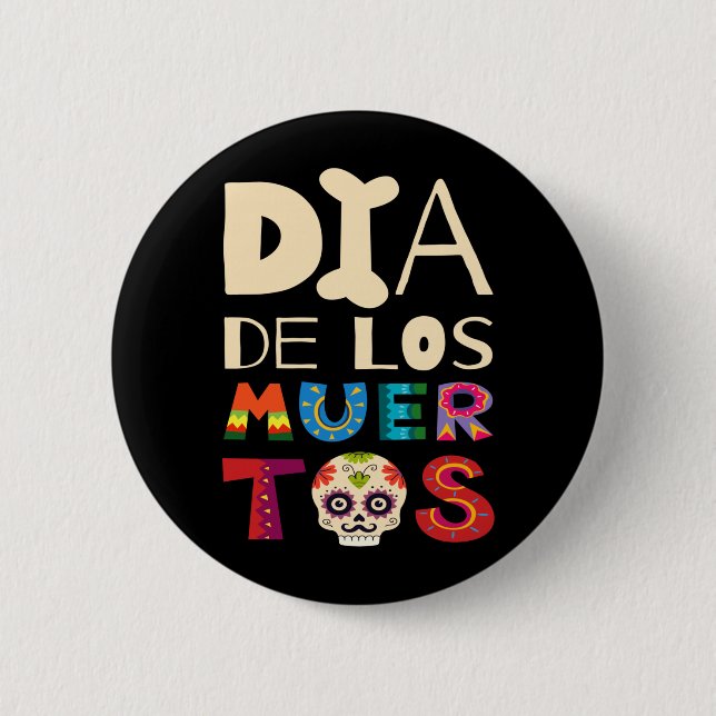 Dia De Los Muertos Performance Design 6 Cm Round Badge (Front)
