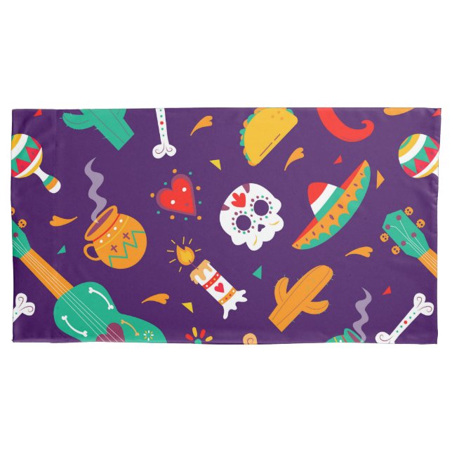 Dia De Los Muertos Pillowcase (Front)