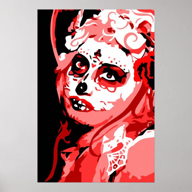 dia de los muertos poster (Front)