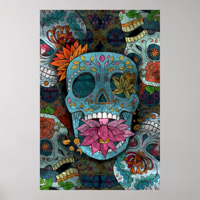 Dia De Los Muertos Poster (Front)