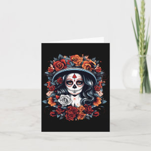 Dia De Los Muertos Shirt Women La Catrina Day Of Card
