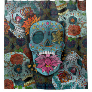 Dia De Los Muertos Shower Curtain