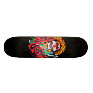 Dia De  Los Muertos Skateboard