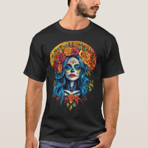 Dia De Los Muertos Skeletons Dancing Mexican Day O T-Shirt