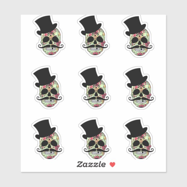 Dia de los Muertos Skull (Sheet)