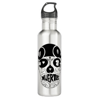 Dia De Los Muertos Skull Bottle