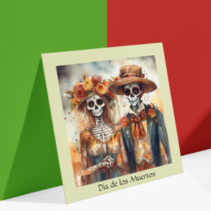 Dia de los Muertos skull invitation customisable