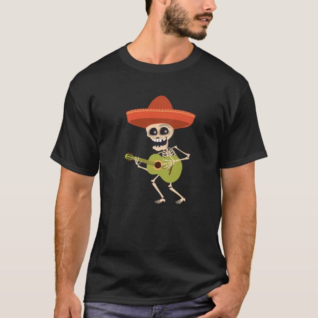 Dia De Los Muertos Skull Mexican Day Of The Dead F T-Shirt (Front)