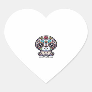Dia De Los Muertos Sloth Active T-Shirt Heart Sticker