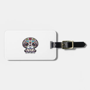 Dia De Los Muertos Sloth Active T-Shirt Luggage Tag