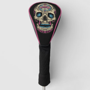 Dia De Los Muertos Sugar Skull Golf Head Cover