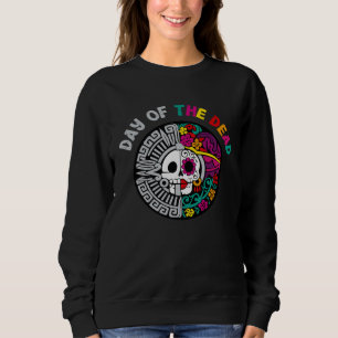 Dia De Los Muertos Sugar Skull Halloween Day Of Th Sweatshirt