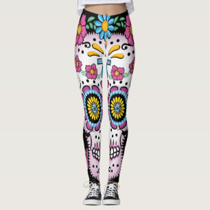 Dia de los Muertos Sugar Skull Leggings