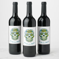 Dia De Los Muertos Sugar Skull Party White