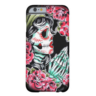 Dia De Los Muertos Sugar Skull Tattoo Flash Barely There iPhone 6 Case