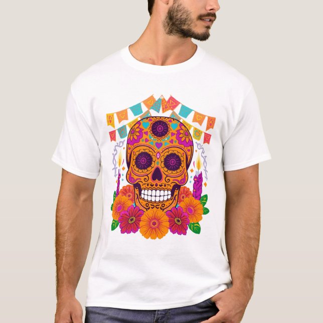 Dia de los Muertos T-Shirt (Front)