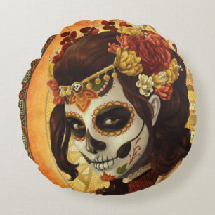 Dia De Los Muertos Throw Pillow