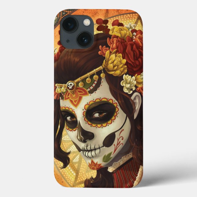 Dia De Los Muertos Throw Pillow Case-Mate iPhone Case (Back)