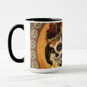 Dia De Los Muertos Throw Pillow Mug
