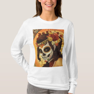Dia De Los Muertos Throw Pillow T-Shirt
