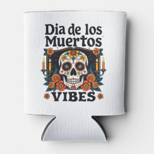 Día De Los Muertos Vibes Oaxaca Day of the Dead Can Cooler