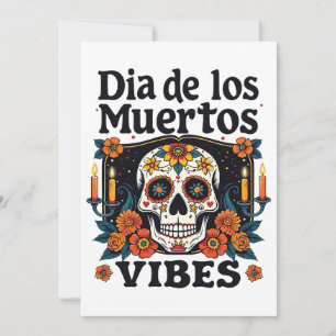 Día De Los Muertos Vibes Oaxaca Day of the Dead Invitation