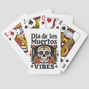 Día De Los Muertos Vibes Oaxaca Day of the Dead Playing Cards