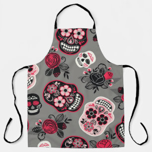 Dia de los Muertos: Vintage Pattern Apron