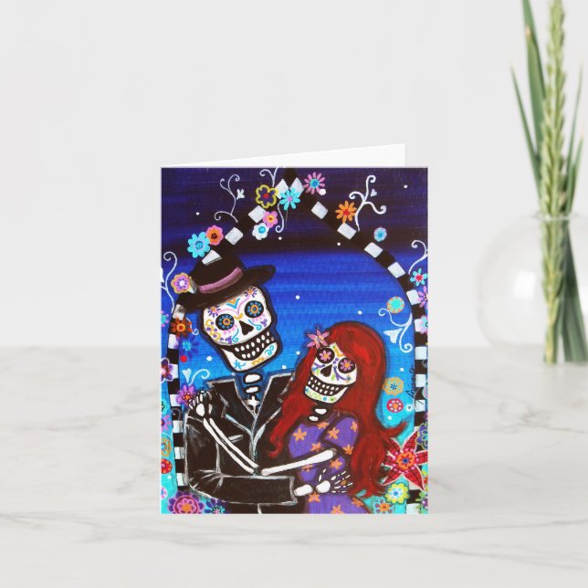 DIA DE LOS MUERTOS WEDDING CARD (Front)
