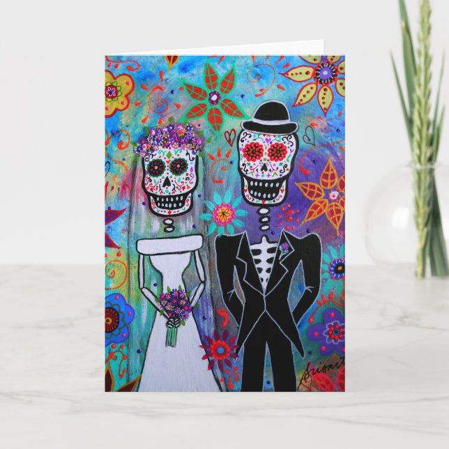 DIA DE LOS MUERTOS WEDDING CARD (Front)