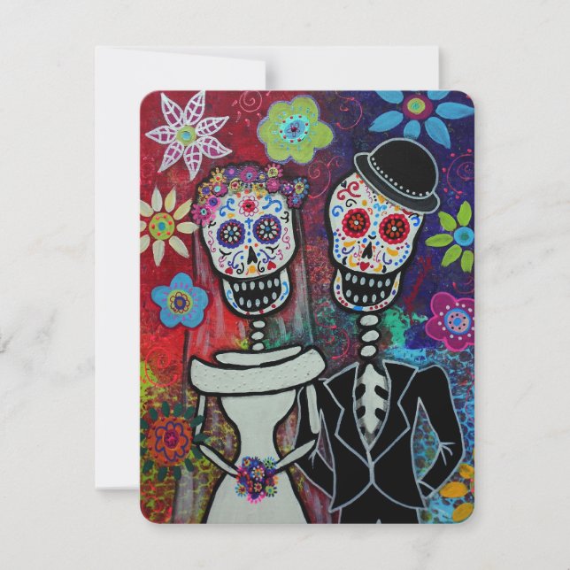 DIA DE LOS MUERTOS WEDDING INVITATIONS (Front)