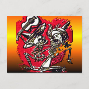 Dia de Los Muetos - Day of the Dead Postcard