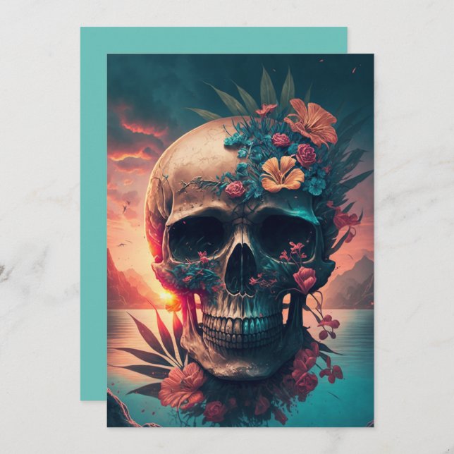 Dia De Los Muetos  Invitation (Front/Back)