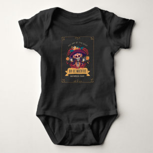 Dia de muertos day of the dead baby bodysuit