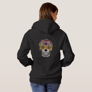 Dia de Muertos Day of the Dead Sugar Skull Hoodie